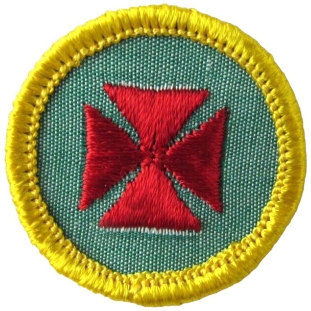 Vintage 1964 Girl Scouts Badge - Round 1.5”